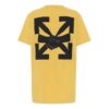 Arrow Printing Loose Short Sleeve Yellow