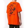 Arrow Printing Short Sleeve Orange