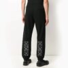Arrow Printing Sports Long Pants Black