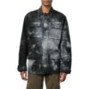 Arrow Tie Dye overshirt “Black”