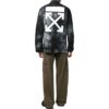 Arrow Tie Dye overshirt “Black”