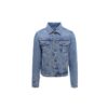 Arrow Twist Denim Jacket “Cobalt Blue/White”
