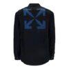 Arrows Arrow Pattern Denim Shirt Ordinary Version Black