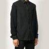 Arrows Arrow Pattern Denim Shirt Ordinary Version Black