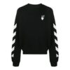 Arrows Back Logo Pullover Black