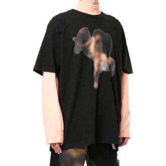 Arrows Blurred Logo Teeee Men’ s Black