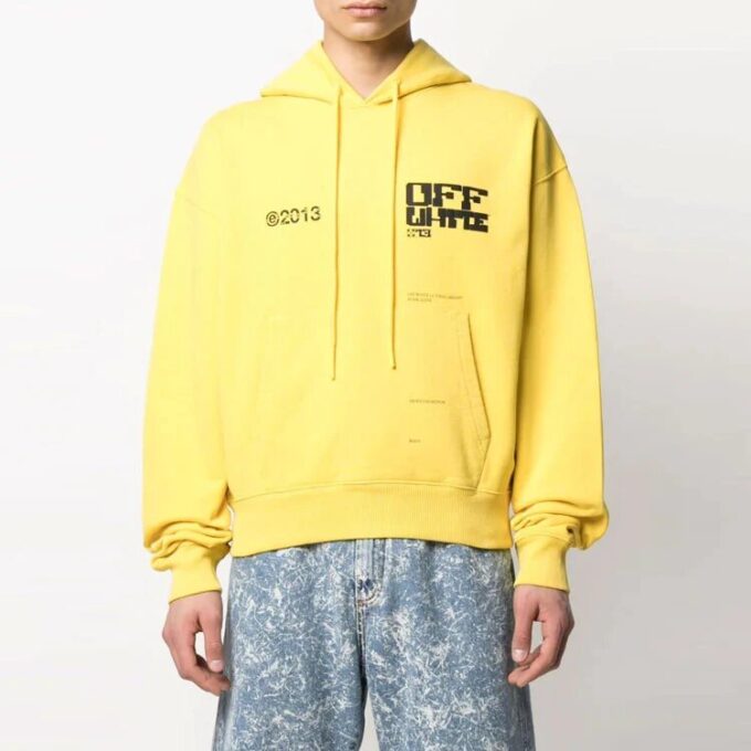 Arrows Casual Pattern Loose Fit Yellow