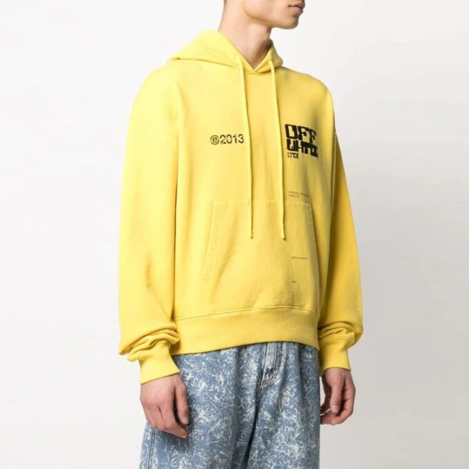 Arrows Casual Pattern Loose Fit Yellow