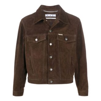 Arrows Classic Pattern Jacket Brown
