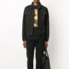Arrows Logo Printed Denim Jacket Men Black