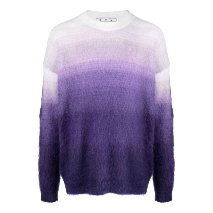 Arrows Motif Long-Sleeved Sweater