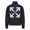 Arrows Motif Reversible Puffer Jacket