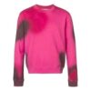 Arrows Pattern Round Neck Rose Red