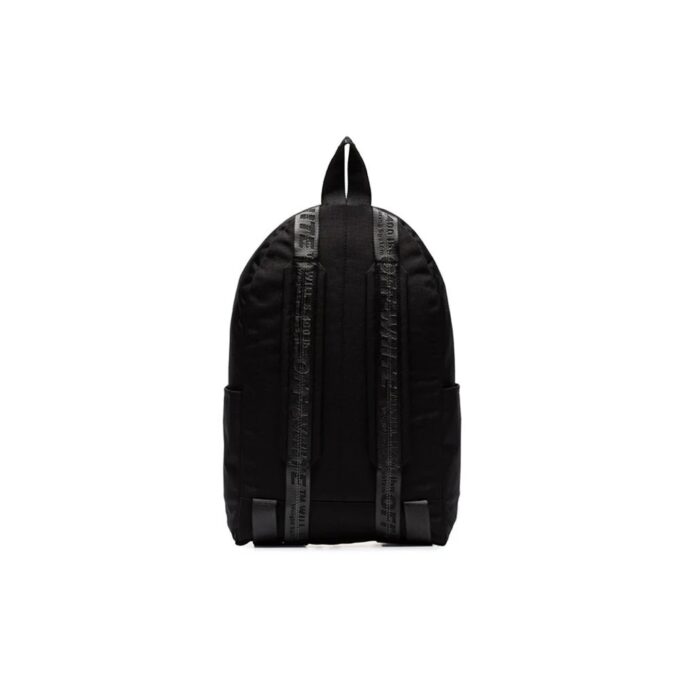 Arrows Print Nylon Backpack Black/Pink