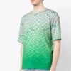 Arrows Print Ombr Effect Tee