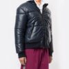 Arrows Print Reversible Puffer Jacket