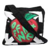Arrows Printing Single-Shoulder Bag Black