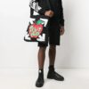 Arrows Printing Single-Shoulder Bag Black