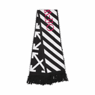 Arrows Scarf “Black White Purple”