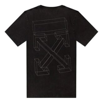 Arrows Sketch Cotton Short Sleeve Oversized