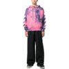 Arrows tie-dye Hoodie “Pink”