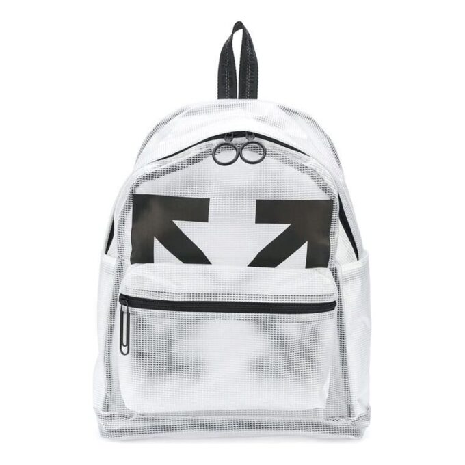 Arrows White Backpack