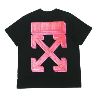 Back Arrow Large Short Sleeve Black