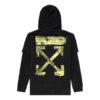 Back Arrow Printing Drawstring Black