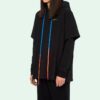 Back Arrow Printing Drawstring Black