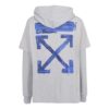 Back Arrow Printing Drawstring Gray