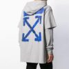 Back Arrow Printing Drawstring Gray