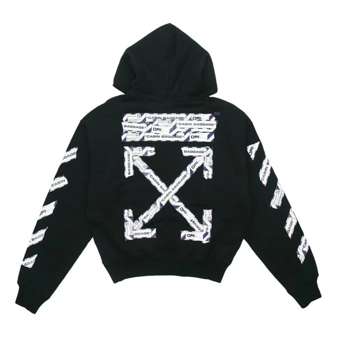 Back Arrow Printing Loose Black