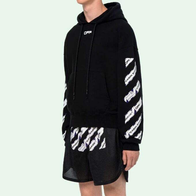 Back Arrow Printing Loose Black