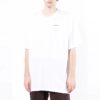 Back Arrow Printing Round Neck Short Sleeve White