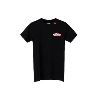 Back Arrow Printing Short Sleeve Black