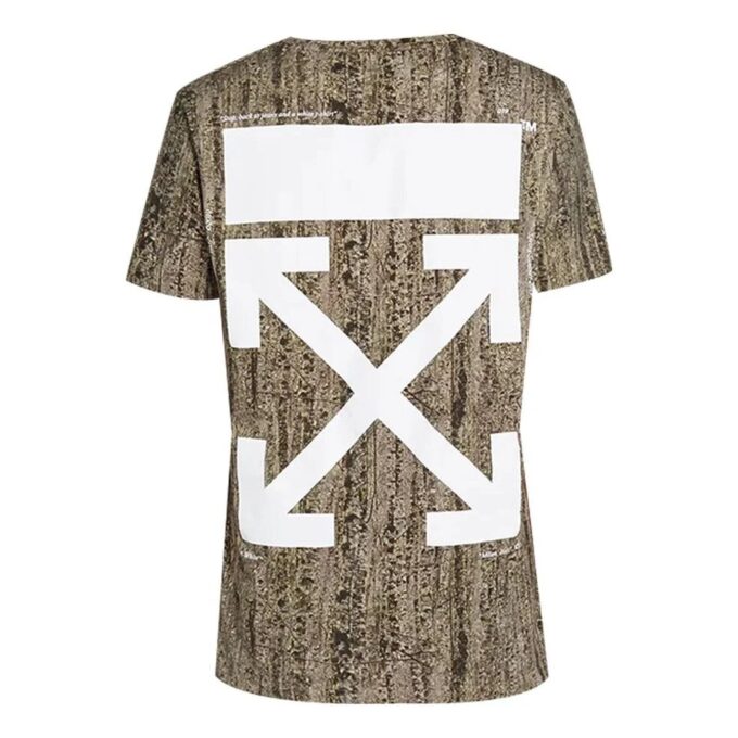 Back Arrow Printing Short Sleeve Ordinary Version
