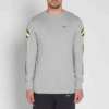 Back Arrows Sketch Mens Long Sleeve “Grey Yellow”