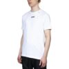 Back Black White Painting Short Sleeve White