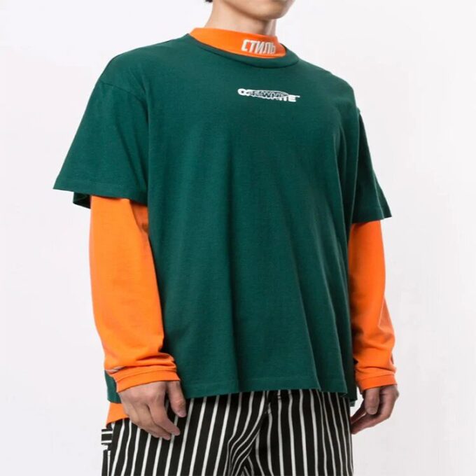 Back Large Logo Printing Green