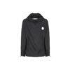 Back Logo Printing Hooded Jacket Black