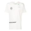 Back Pink Arrow Short Sleeve White