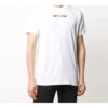 Back Printing Short Sleeve Ordinary Version White