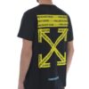 Back Yellow Arrow Short Sleeve Black