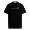 Balck And White Cotton Signature Tee