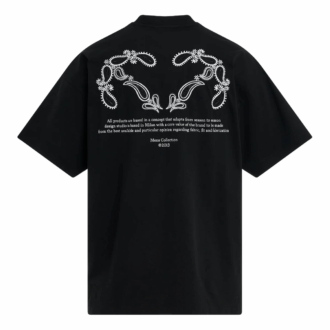 Bandana Arrow Cotton T-shirt “Black”