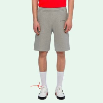 Basic Printing Small Logo Shorts Gray