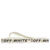 Beach Alphabet Thick Sole White Flip-Flops
