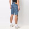 Belted Denim Shorts