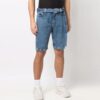 Belted Denim Shorts