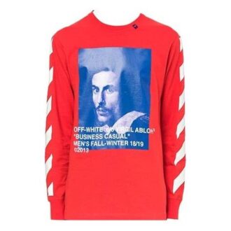 Bernini Diagonal Stripe Print T shirt 2030 Red/Blue